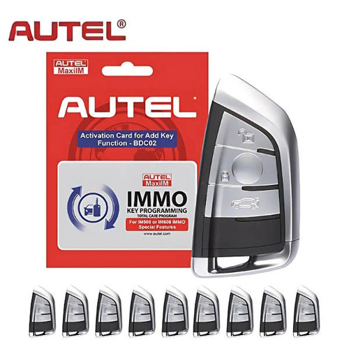 Autel IKEYBRAZ3T Software Card And 3 Button BMW-Style IKEY Bundle for BMW G-Chassis Vehicles