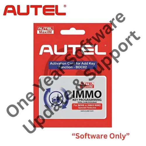Autel BMW G-Chassis 1-yr Software Update Card for IM508 and IM608 Series Tablets
