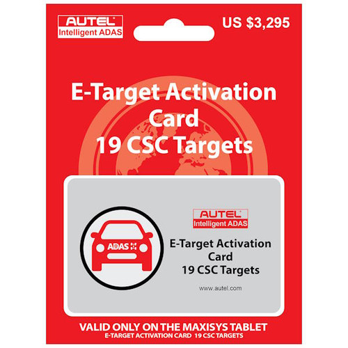 Autel IA1000 Automated Alignment and ADAS Calibration System Digital Targets Upgrade Activation Card, New