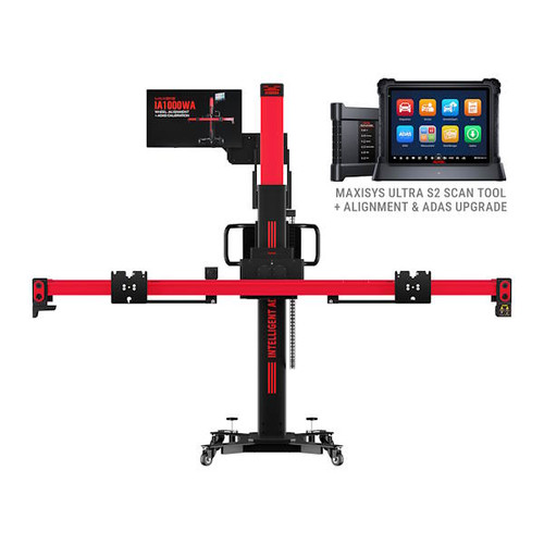 Autel IA1000 Automated Wheel Alignment and ADAS System with MaxiSYS Ultra S2 Diagnostics Tablet, New