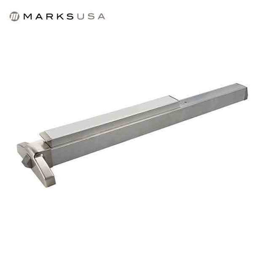 Marks USA M8800 Narrow Stile Exit Device, Satin Stainless Steel Finish, 36", Grade 1, New