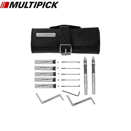 Multipick 3BMP ELITE G-PRO Dimple Lock Pick Starter Kit ,SET-2, New