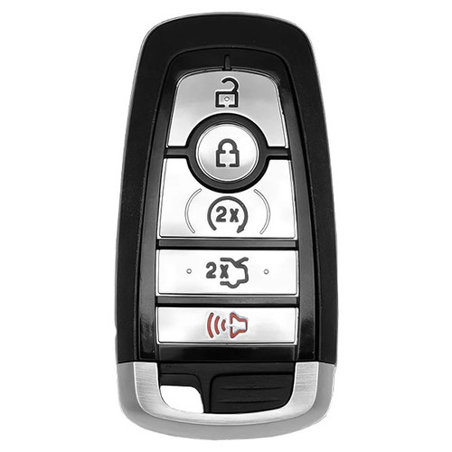 Keyless2Go Replacement Ford 5 Button Proximity Smart Key M3N-A3C108397, 164-R8347, 433 MHz, Premium Aftermarket