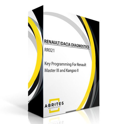 Abrites RR021 Key programming for Renault Master III and Kangoo II, New