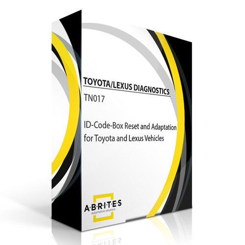 Abrites TN017 ID-Code-Box Reset and Adaptation for Toyota and Lexus Vehicles (incl. 2024)