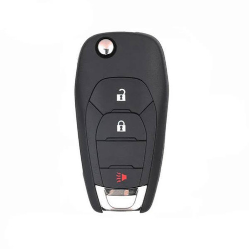 Chevrolet 3 Button Remote Flip Key LXP-T004, 13514112, 433 MHz, Refurbished, Recase