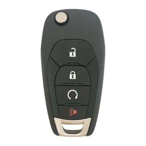 Chevrolet 4 Button Remote Flip Key LXP-T004 13522770, 433 MHz, Refurbished, Recase