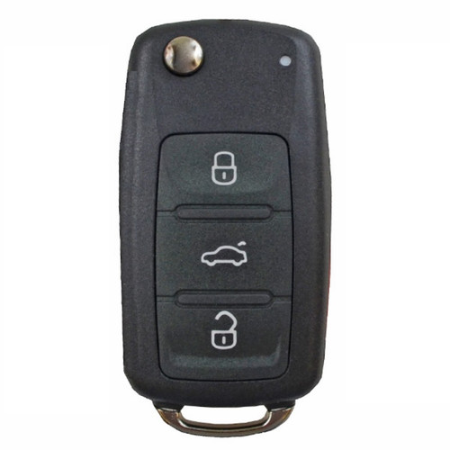 Volkswagen 4 Button Flip Key NBG010180T 5K0837202AE 48 CAN - 315 MHz