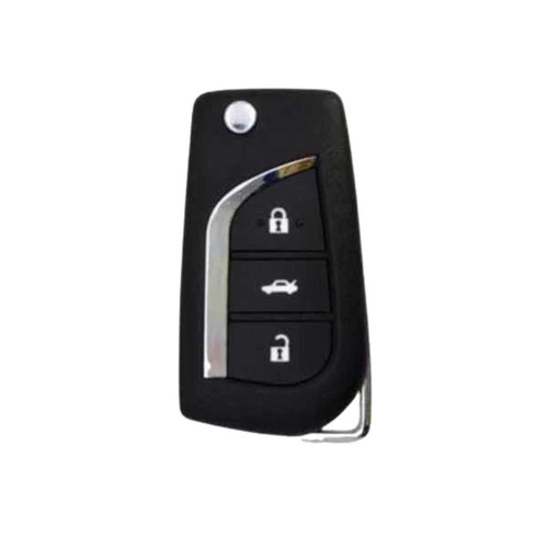 Xhorse Toyota 3 Button 2nd Generation Wired Remote Flip Key with XM5118 Chip 