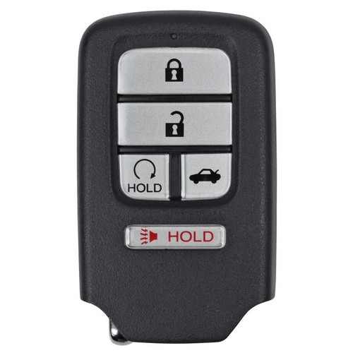 Honda 5 Button No Memory Smart Key ACJ932HK1310A, 72147-T2G-A31, 433 MHz - Aftermarket
