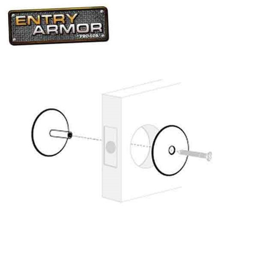 Entry Armor EHC-100-C 2 5/8 Hole Cover, Chrome - New