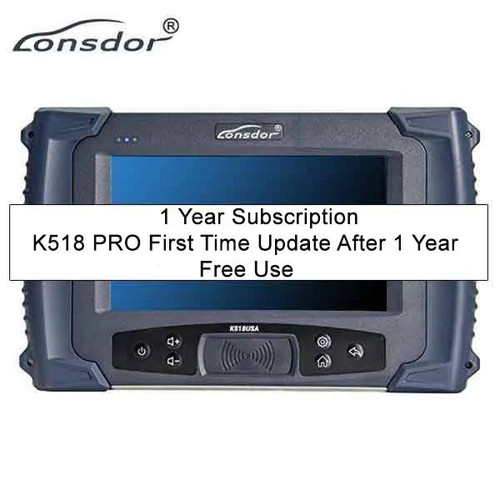 Lonsdor K518 PRO First Time Update Subscription After 1 Year Free Use (Machine Sold Separately)