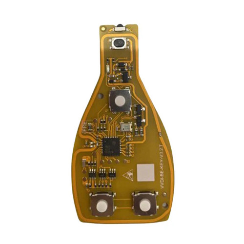 Xhorse Mercedes Fobik VVDI BE Key PCB Board 315 MHz - 433 MHz - Yellow PCB