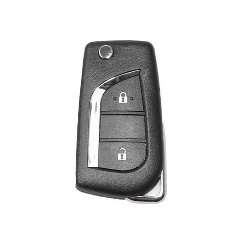 Xhorse Toyota Style 2 Button Universal Remote Key for VVDI Key Tool (Wired) - XKTO01EN