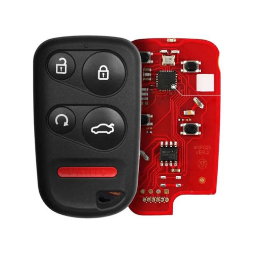 Xhorse Honda-Style 5 Button Universal Remote Key with Remote Start for VVDI Key Tool, Wired - New