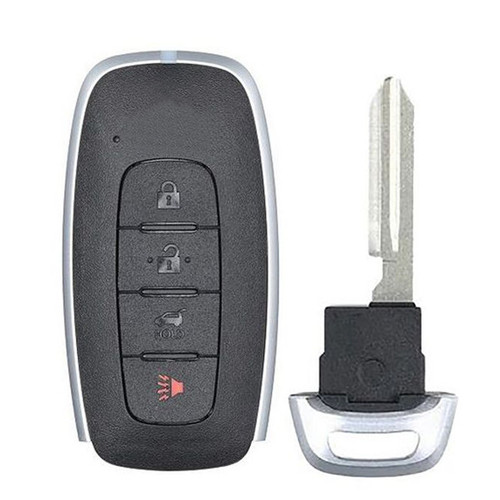 Nissan Replacement 4 Button Proximity Smart Key Shell KR5TXPZ1, 285E3-5MR3B, 433 MHz - Aftermarket 