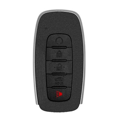 Nissan Replacement 5 Button Smart Key Shell KR5TXPZ3, 285E3-6LY5A, 433 MHz - Aftermarket