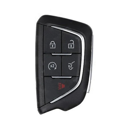 Cadillac 5 Button Smart Key YG0G20TB1, 13560554, 433 MHz - Refurbished, Recase