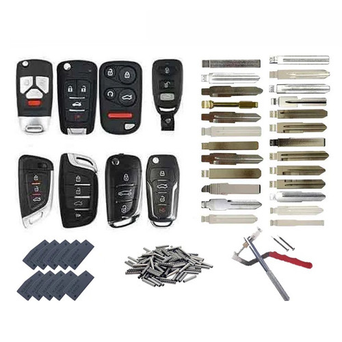 Xhorse Universal Keys, Blades, Chips, and Disassembling Tool Starter Pack