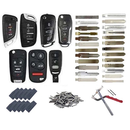 Xhorse Universal Keys, Blades, Chips, and Disassembling Tool Starter Pack