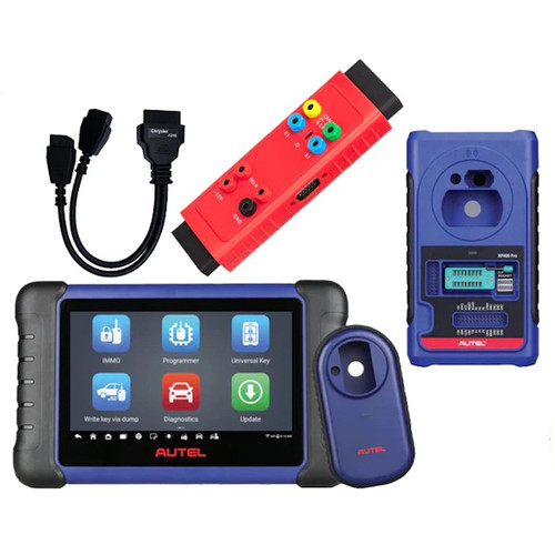 Autel IM508S + XP400 Pro + G-BOX2 + TOPDON Chrysler 2018+ Security Gateway Bypass OBDII Cable Automotive Programming Bundle