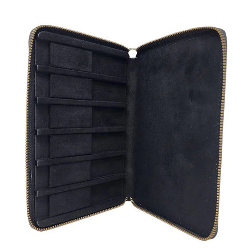 Original Lishi Premium Leather Wrapped Tool Case - Locksmith Tool Case for Holding 6 Tools