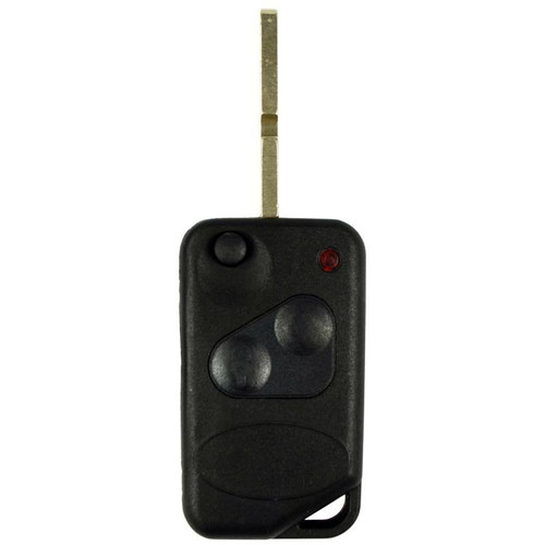 Land Rover 2 Button Flip Key Shell Replacement Case with Notched Blade LQN5077, 2306 101 313A - Aftermarket