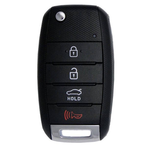 Kia 4 Button Remote Flip Key for Canada Models OSLOKA-OKA875T, 95430-A7301, 315 MHz - Refurbished, Grade A