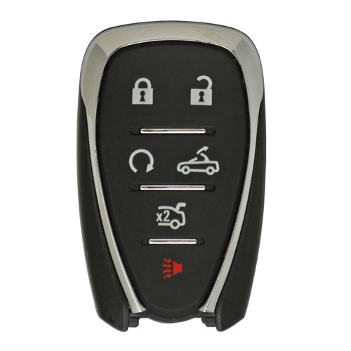 GM 6 Button Smart Key Shell Replacement Case with Insert HYQ4EA, HYQ4ES - Aftermarket