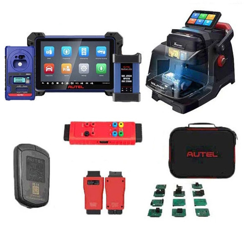 Autel IM608 PRO II Key Programmer (US & Puerto Rico Version) + G-BOX2 Adapter + APB112 Smart Key Simulator + MaxiIM IMKPA + CAN FD Adapter + TOPDON Chrysler 12+8 Gateway Cable + Xhorse Dolphin II XP-005L Key Cutting Machine Bundle