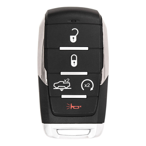 RAM 5 Button Smart Key Shell Replacement Case OHT-4882056, 68291690AD - Aftermarket