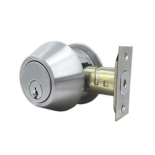 DeGuard Premium Commercial Double Cylinder Deadbolt 26D Satin Chrome, SC4, Grade 2