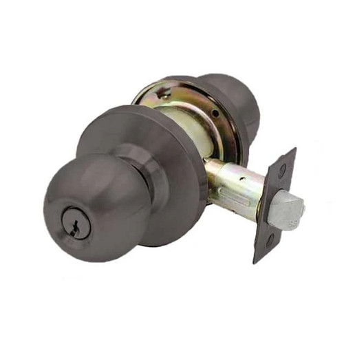 Kenaurd Commercial Door Knob Set  2-3/4" Standard Backset, Oil Rubbed Bronze, Entrance, Grade 2