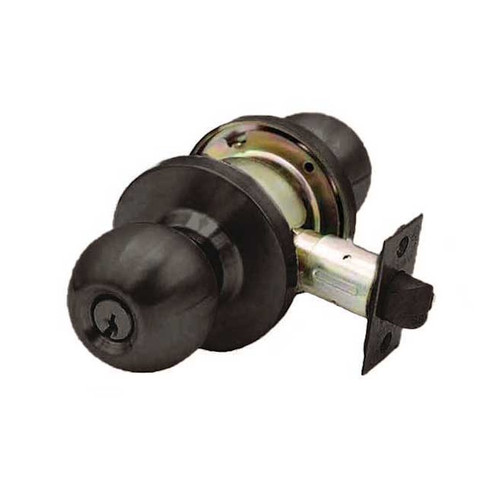 Kenaurd Commercial Door Knob Set  2-3/4" Standard Backset, Oil Rubbed Bronze, Storeroom, Grade 2