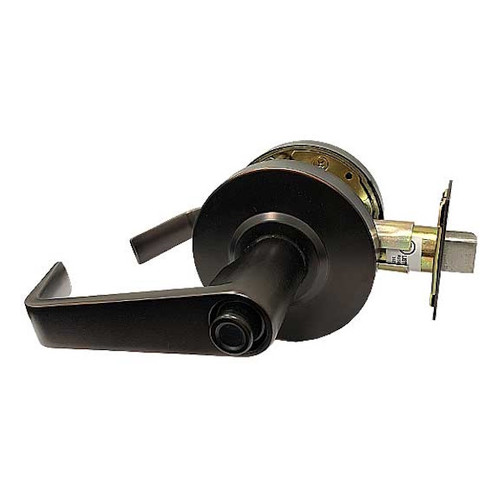 Kenaurd Commercial Lever Set Handle 2-3/4" Standard Backset, Oil Rubbed Bronze, Privacy, Grade 2