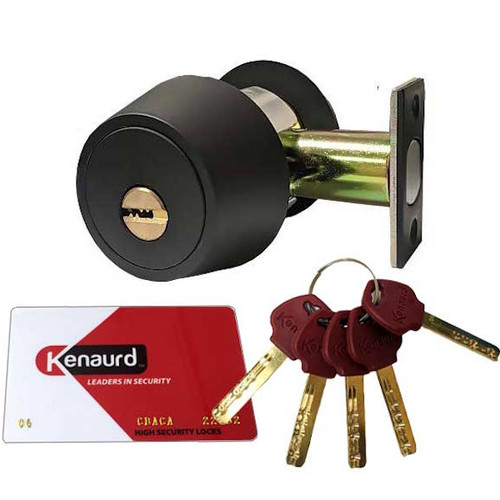 Kenaurd Key Controlled Deadbolt 10B Oil Rubbed Bronze, Grade 1