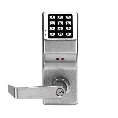 Alarm Lock Trilogy DL3200 Digital Keypad Lever Set With High Capacity Audit Trail, 26D Satin Chrome, Grade 1