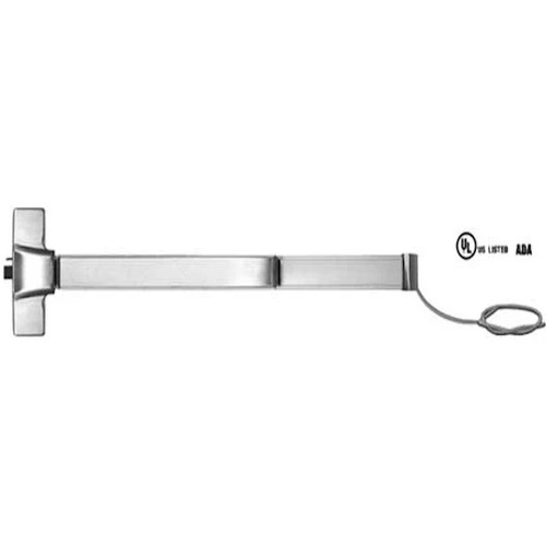 Marks USA M9900ER Rim Panic Exit Device, Electric Latch Retraction, Simultaneous Dogging, 32D Satin Stainless