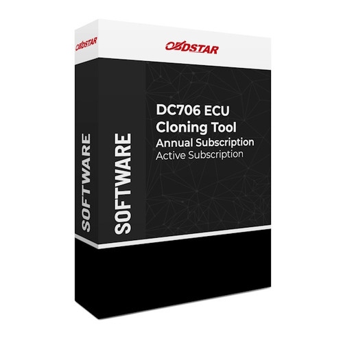 OBDStar 1 Year Subscription Renewal, For DC706 ECU Cloning Tool, Active Subscription Required