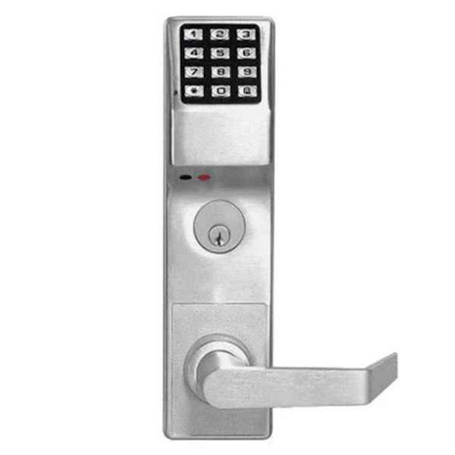 Alarm Lock Trilogy DL3500CRR Classroom Mortise Lever Set With High Capacity Audit Trail, US26D Satin Chrome, Right Handed, Grade 1 Shop All Alarm Lock