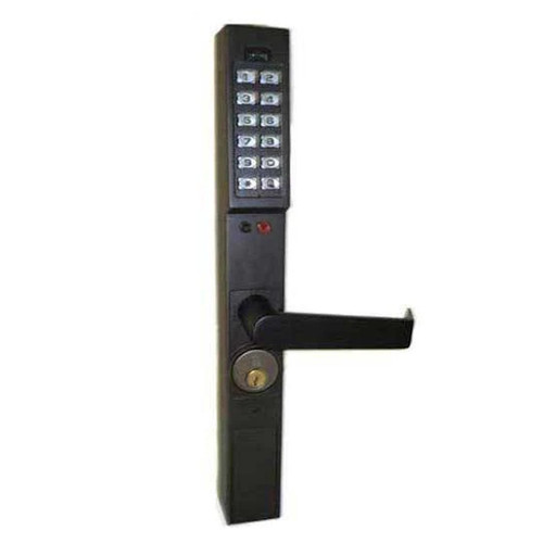 Alarm Lock Trilogy DL1300 Narrow Stile Keypad Lever Lock With Audit Trail, 10B Duronodic Bronze, Grade 1