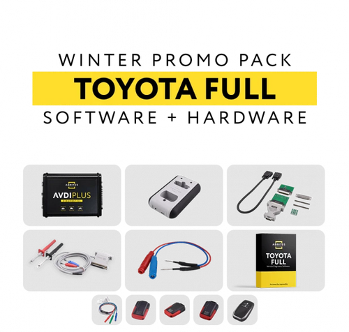 Abrites AVDI Plus, Full Software Package for Toyota, Lexus, and Scion Vehicles + Supplementary Hardware