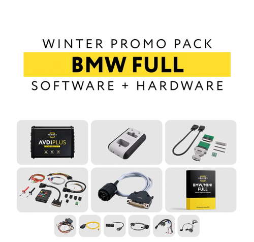 Abrites AVDI Plus, Full Software Package for BMW & Mini Vehicles + Supplementary Hardware