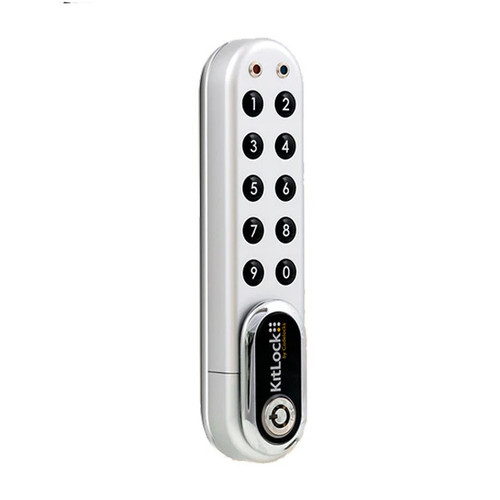 CodeLocks KL1000-G3 Electronic G3 Kit Lock, Locker Lock, Optional Handing, Silver Chrome Finish