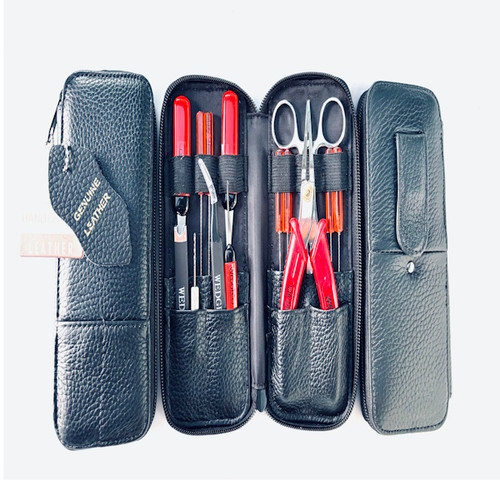 WedgeCo 5500 Broken Key Extractor Advanced Kit with Genuine Leather Case - Updated Version with Updated Leather Case