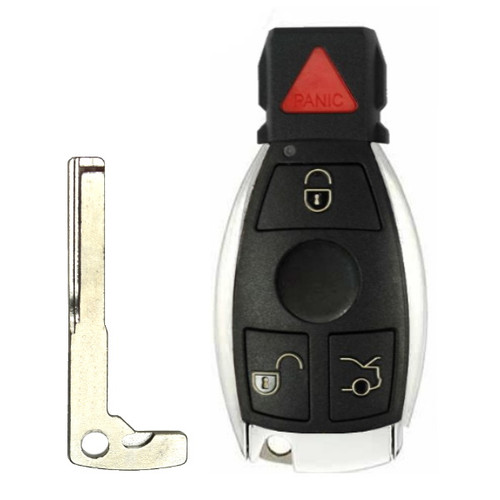 CGDI 4 Button Mercedes Benz Fobik Key Shell Replacement Case and Blade IYZ-3312