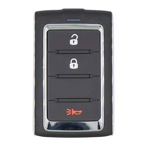 Jeep 3 Button Smart Key Shell Replacement Case M3NWXFOB1, 68377529AB - Aftermarket