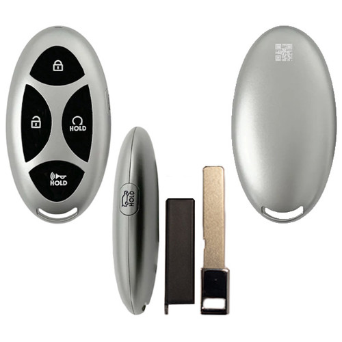 Keyless2Go Replacement Hyundai 5 Button Smart Key TQ8-FOB-4F61M43, 95440-P6040, 433 MHz - Premium Aftermarket