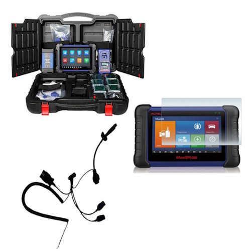 Autel MaxiIM Im608 PROII + TDB094 2-in-1 Chrysler Gateway Bypass Cable + AutoTech Screen protector for IM608 PROII -BUNDLE