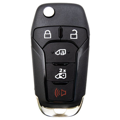 Ford Transit 5 Button Remote Flip Key Shell Replacement Case N5F-A08TAA, 164-R8255 - Aftermarket